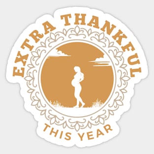 Extra Thankful This Year Sticker